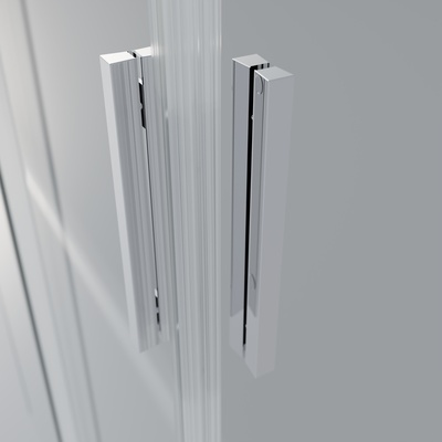 Vincea Софт 2 (Soft 2) VSS-3SO2900CLG, 900*900, брашированное золото, стекло прозрачное