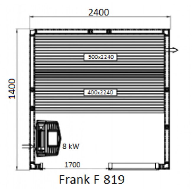 Frank F 819 (240x140x210) Липа Экстра
