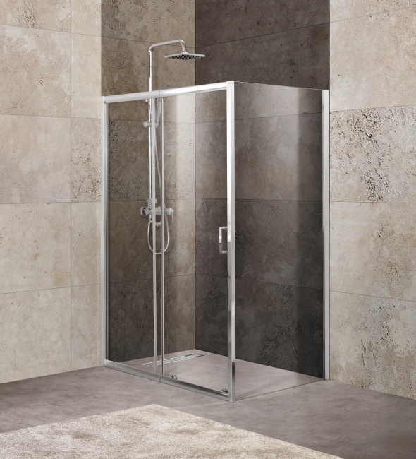 BelBagno UNIQUE-AH-1-100/115-100-C-Cr без поддона