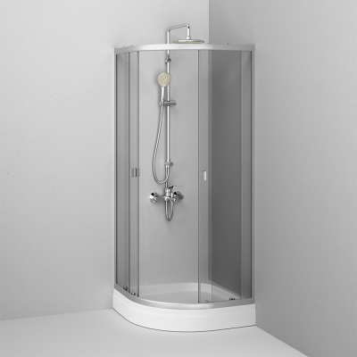 AM.PM W88G-205-080MT64 X-Joy Twin Slide без  поддона, 80x80