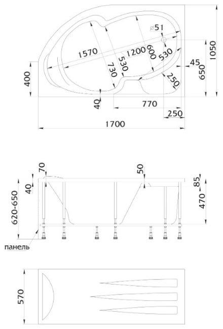 1Marka "DIANA" 170x105 L 1Marka "DIANA" 170x105 L