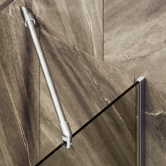 MaybahGlass в узком профиле, 6 мм, Стекло Бронза, 34x140 (MGV-127-5у)