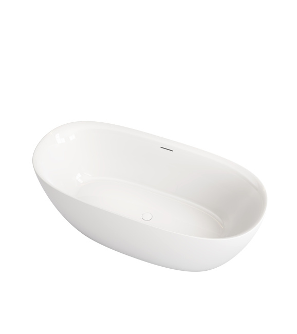 Vincea VBT-708-1600, 1600*800*585, цвет белый, щелевой перелив, слив белый
