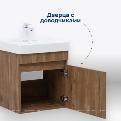 Aquanet Оптима 50 дуб рустикальный без раковины (00344794)