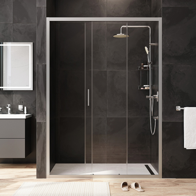 AM.PM Gem 140 W90G-140-1-195MT профиль Хром матовый стекло прозрачное