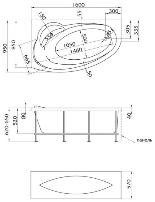 1Marka "JULIANNA" 160*95 R