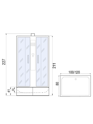 River QUADRO Б/К XL 120/80/41 MT
