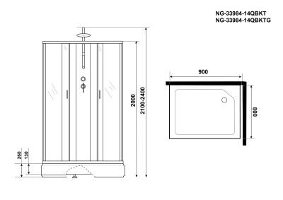 Niagara Classic NG-33984-14QBKT 90x80