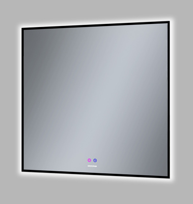 Grossman PRAGMA-норма BLACK (800*800*45) LED с сенсорным выключателем и подогревом