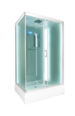 DTO D229S LED(120х90х220) средний поддон(27), профиль хром, стекло матовое(4мм), 4места