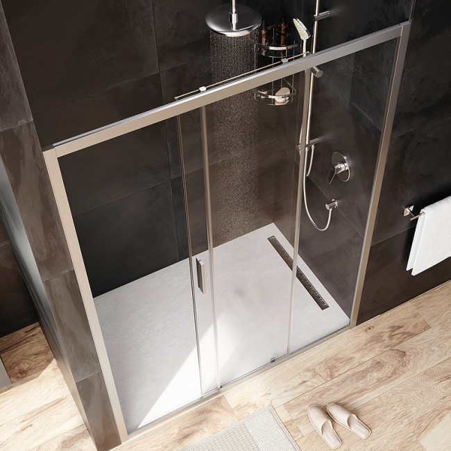 AM.PM Gem 140 W90G-140-1-195MT профиль Хром матовый стекло прозрачное