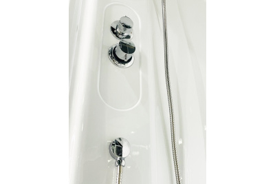 Royal Bath 90BK1-T (прозрачное) 90x90x217