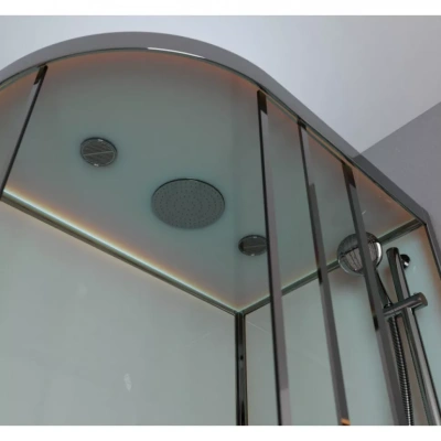 Frank F411R М Brilliant правосторонняя низкий поддон матовое стекло