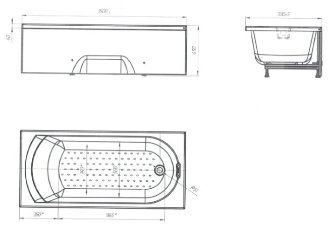 1Marka Lily 150x70 акрил 1Marka Lily 150x70 акрил