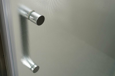 BelBagno Uno 90х90 UNO-195-A-2-90-P-Cr профиль Хром стекло рифленое без поддона