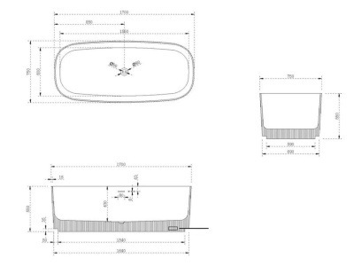 NT Bagno Bergamo 170*75 NT220 NT Bagno Bergamo 170*75 NT220