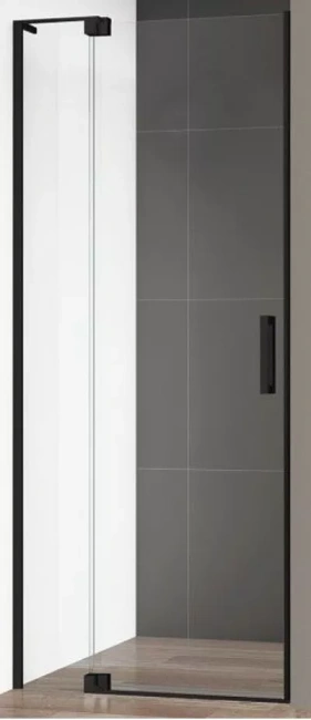 Cezares Slider (SLIDER-B-1-70/80-BR-NERO) профиль черный/стекло бронзовое