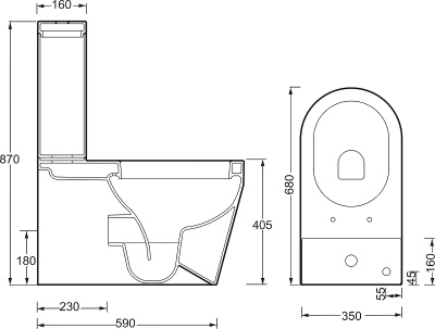 BelBagno Genius BB541CP Белый (чаша)