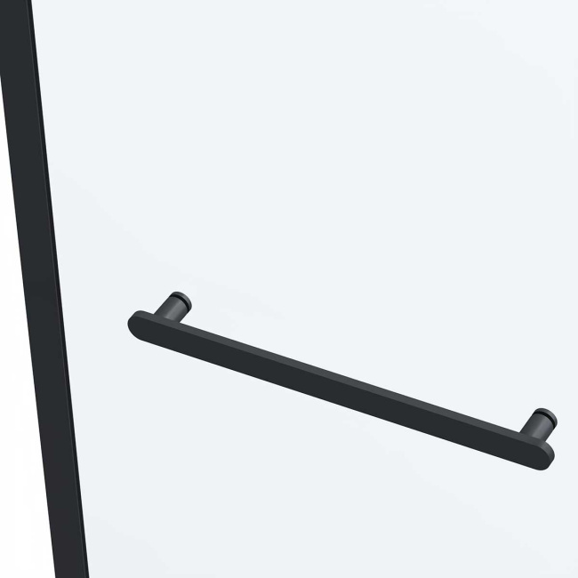 Vincea Como Soft VSR-1CS8011CLB, 1100*800, черный, стекло прозрачное