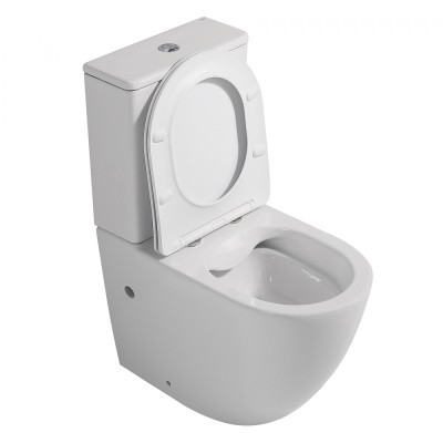 ABBER Bequem AC1110 компакт белый, безободковый