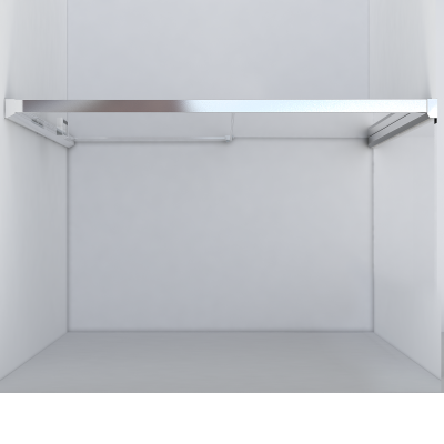 Vincea Lugano VDS-1L120CLGM-1, 1200, вороненая сталь, стекло прозрачное