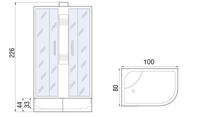 River NARA Б/К XL 100/80/44 MT R River NARA Б/К XL 100/80/44 MT R