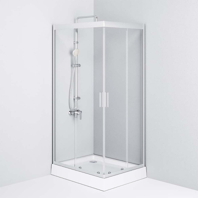 AM.PM Gem 120x80 W90G-404-120280-MT профиль Хром матовый стекло прозрачное без поддона