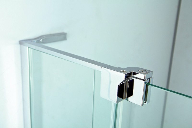 Cezares Slider 110х100 SLIDER-AH-2-90/100-100/110-BR-NERO профиль Черный матовый стекло бронзовое без поддона