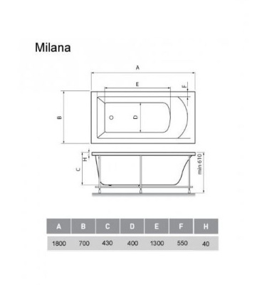 Vayer Milana 180х70