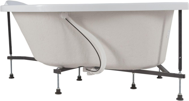 Aquanet Graciosa 150x90 L (с каркасом и фронтальной панелью)