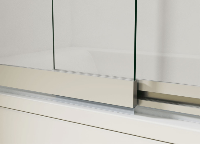 Vincea VSB-1E100CGB, 1000*1450, матовый черный, стекло тонированное