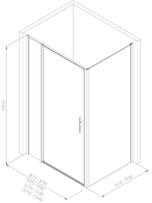Allen Brau Priority 140x100 3.31011.BA + 3.31020.BA серебро браш без поддона