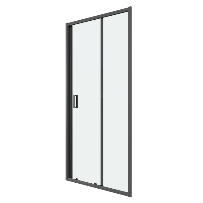 Niagara Eco NG-651-9AB (90х190) черный,стекло прозрачное,1 место
