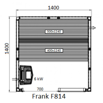 Frank F 812 (200x140x210) Липа Экстра