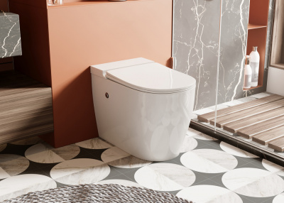 ABBER Bequem AC1115P приставной белый с импульсным смывом