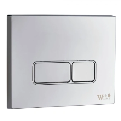 Комплект Weltwasser 10000011307 подвесной унитаз Merzbach 043 GL-WT + инсталляция Marberg 410 + кнопка MAR 410 SE CR