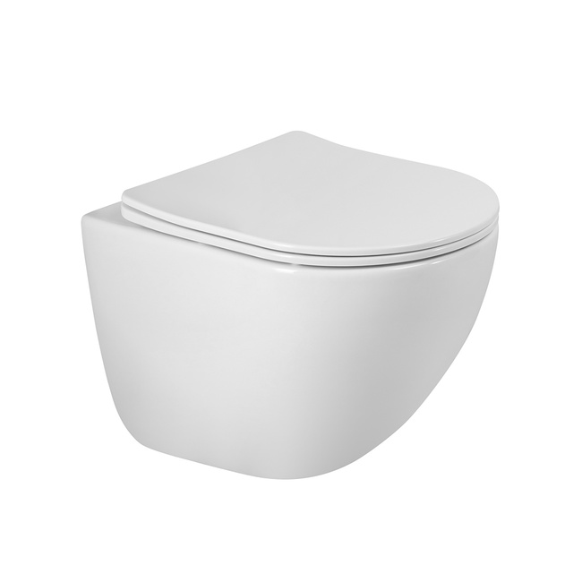 BelBagno AMANDA-TOR BB051CH-TOR-FC/SC безободковый с сиденьем и смывом TORNADO (чаша)