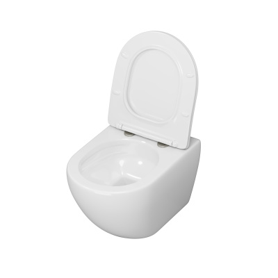 Grossman GR-4457SQ (520х360х320) безободковый,смыв торнадо,белый с тонкой крышкой,микролифт,1 место