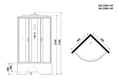 Niagara Classic NG-2308-14P 90x90