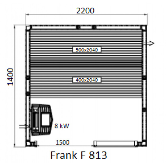 Frank F 819 (240x140x210) Липа Экстра