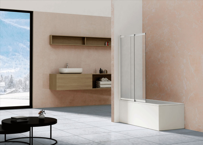 Vincea VSB-1E100CL, 1000*1450, хром, стекло прозрачное