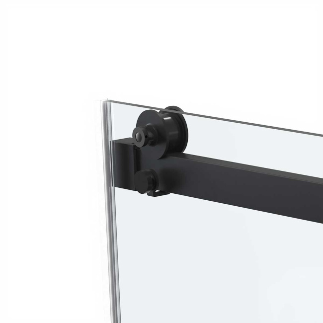 Vincea Como Soft VSR-1CS8011CLB, 1100*800, черный, стекло прозрачное