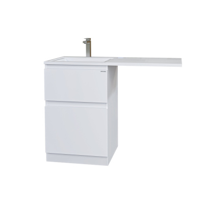 Grossman МАРСАЛ-120 см левая белая + кронштейн