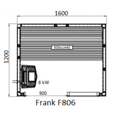 Frank F 804 (140x120x210) Кедр Экстра