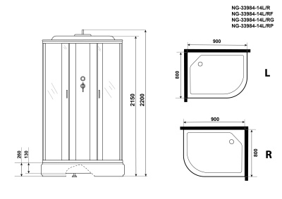 Niagara Classic NG-33984-14L 90x80