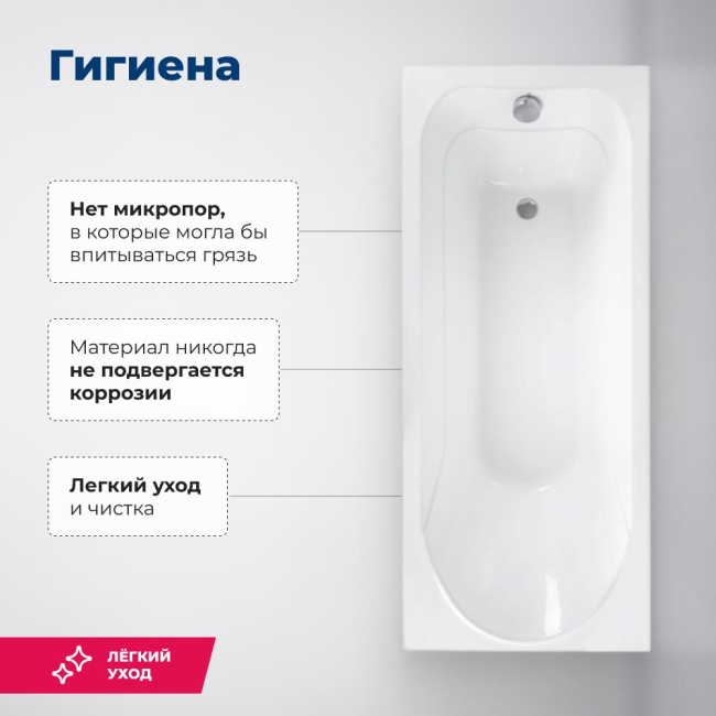 Aquanet West NEW 150x70 (с каркасом)