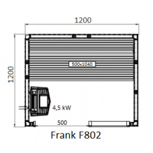 Frank F 808 (180x120x210) Липа Экстра
