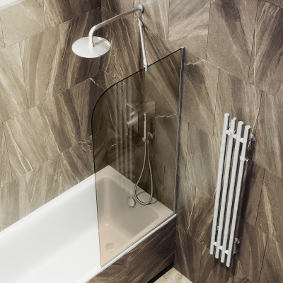 MaybahGlass в узком профиле, 6 мм, Стекло Бронза, 34x140 (MGV-127-5у)