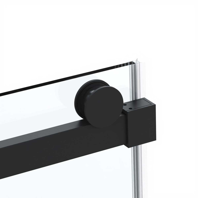 Vincea Como Soft VSR-1CS8011CLB, 1100*800, черный, стекло прозрачное