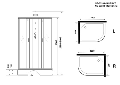 Niagara Classic NG-33394-14RBKTG 130x90